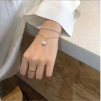 New Women's Pearl Necklace  Gold Color Beads Pendant Necklaces Goth Double Layer Chain Choker for Women Fashion Jewelry