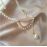 New Women's Pearl Necklace  Gold Color Beads Pendant Necklaces Goth Double Layer Chain Choker for Women Fashion Jewelry