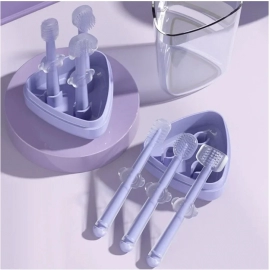 3pcs Baby Teeth Oral Care Cleaning Set Infant Sili..