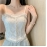 Wholesale Lace Pattern Small Camisole with Breast Pads, Pleated Pearls, Sexy Outer Wear, Bottoming Chest-wrapped Top